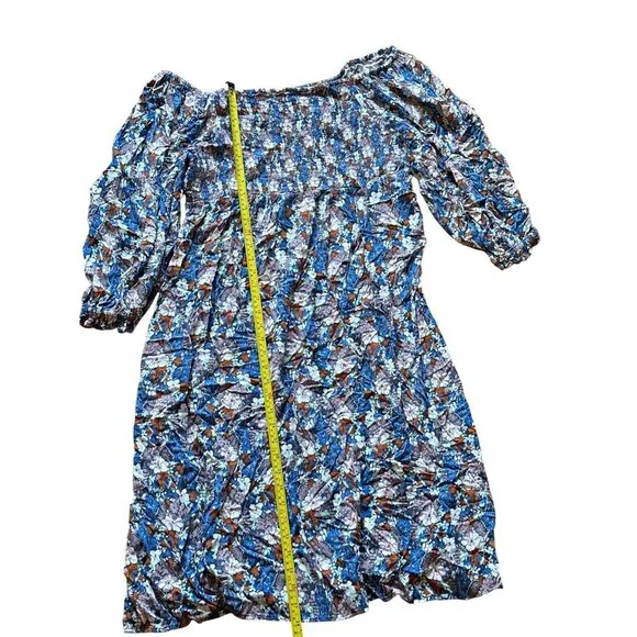 Floral Long Sleeve Midi Dress Women's Size XXL - Picture 9 of 13